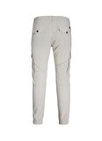Jack & Jones Dar Paça Krem Erkek Kargo Pantolon JPSTPAUL JJFLAKE CARGO NOOS