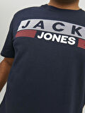 Jack Jones Corp Logo Plus Erkek Tişört 12158505