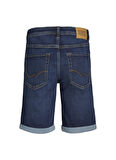 Jack & Jones Mavi Erkek Çocuk Midi Denim Şort 12230491