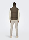 Only & Sons Bordo Erkek Yelek 22022232_ONSMELVIN LIFE PUFFER VEST