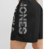 Jack & Jones Logo Erkek Siyah Mayo Şort (12225967-B)