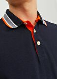 Jack & Jones Lacivert Erkek Polo T-Shirt JJEPAULOS POLO SS NOOS