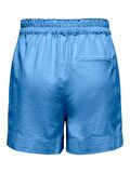 Only Lastikli Bel Mavi Kadın Şort 15259587