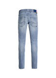 Jack & Jones Düşük Bel Slim Fit Mavi Erkek Denim Pantolon 12229202_JJIGLENN JJBLAIR GE 202 NO