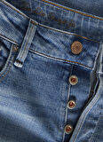 Jack & Jones Normal Bel Slim Straight Mavi Erkek Denim Pantolon 12229815_JJITIM JJDAVIS JJ 074 NOOS