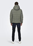 Only & Sons Gri Erkek Mont 22019598_ONSCAYSON PUFFA OTW
