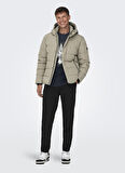 Only & Sons Açık Kahve Erkek Mont 22019598_ONSCAYSON PUFFA OTW