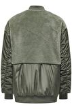 ONLY ONLEMMY FLEECE MIX BOMBER CC OTW YEŞİL