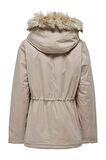 Only Kadın Onllucıa Kapüşonlu Beli Büzgülü Parka 15293847 Bej