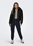 Only Siyah Kadın Mont ONLANNLOUIS PREMIUM PUFFER JKT OTW