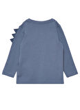 Name İt Mavi Erkek Çocuk T-Shirt NMMJINUS JURASSIC LS TOP NOOS VD