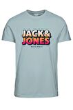 JACK&JONES JORTONE TEE SS CREW NECK FST MAVİ