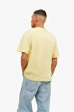 Jack & Jones Jordimensional Tee Ss Crew Neck Tg Beyaz Erkek T-shirt 12238166-Frenc