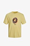 Jack & Jones Jordimensional Tee Ss Crew Neck Tg Beyaz Erkek T-shirt 12238166-Frenc