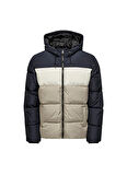 Only & Sons Lacivert Erkek Mont 22020857_ONSMELVIN LIFE HOOD PUFFER