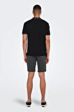 Only & Sons Erkek Onsfletcher Polo Yaka %100 Pamuk T-Shirt 22024827 Siyah