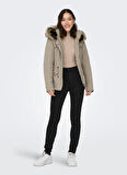 Only Açık Kahve Kadın Mont ONLNEWSTARLINE AW PARKA CC OTW