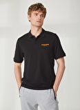 Jack & Jones Polo Yaka Düz Siyah Erkek T-Shirt 12238848_JCOSNORKLE POLO SS FST