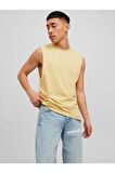 Jack&Jones Kolsuz Limon Sarısı Erkek T-Shirt 12210016