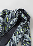 Name İt Gri Erkek Çocuk  Mont NKMMAX JACKET GRAPHIC SPORT
