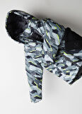 Name İt Gri Erkek Çocuk  Mont NKMMAX JACKET GRAPHIC SPORT