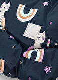 Name İt Lacivert Kız Çocuk Mont NMFMAY PUFFER JACKET KITTY