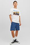 JORPRIZE TEE SS CREW NECK BEYAZ MULTI Erkek Kısa Kol T-Shirt