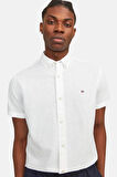 Erkek JPRBLUSUMMER SHIELD SHIRT S/S LN Gömlek - Beyaz | M
