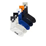 Jack&Jones Siyah Erkek 5'li Çorap 12240551