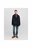 Jack Jones Blucaptaın Wool Pea Coat Erkek Kaşe Kaban 12239479