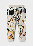 Name İt Lastikli Paça Krem Erkek Çocuk Eşofman Altı NMMJIMBO MICKEY SWE PANTS UNB WDI