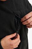 Jack & Jones Jcolab Erkek Siyah Sweatshirt 12241523-Black