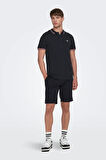 Only & Sons Erkek Onsfletcher Polo Yaka %100 Pamuk T-Shirt 22024827 Lacivert