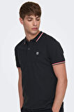 Only & Sons Erkek Onsfletcher Polo Yaka %100 Pamuk T-Shirt 22024827 Lacivert