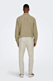 Only & Sons Erkek Onslinus Beli Lastikli Keten Pantolon 22024966 Bej