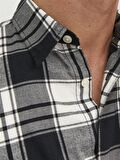 Jack&Jones Rahat Kesim Beyaz-Siyah Erkek Gömlek 12227596