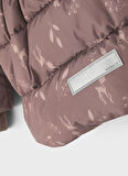 Name İt Kahve Kız Çocuk Mont NMFMEDOW03 JACKET LEAVES FO