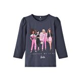 Name It Barbie Antrasit Kız Çocuk Sweatshirt 13221132