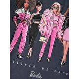 Name It Barbie Antrasit Kız Çocuk Sweatshirt 13221132