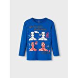 Name It Spiderman Mavi Erkek Çocuk Sweatshirt 13221198