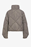 JJXX Jxunit Short Quilted Jacket Otw Kadın Kahverengi Mont 12236457-Brown