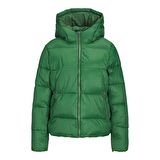 JJXX Kapüşonlu Yeşil Kadın Mont 12238268