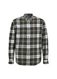 Jack & Jones Slim Fit Yeşil Düz Erkek Gömlek JJECLASSIC AUTUMN CHECK SHIRT LS SN