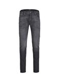 Jack & Jones Düşük Bel Slim Fit Siyah Erkek Denim Pantolon 12237316_JJIGLENN JJICON GE 842 I.K