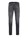 Jack & Jones Erkek Slim Siyah Kot Pantolon - 12237316
