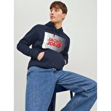 JJECORP LOGO SWEAT HOOD PLAY NOOS LACİVERT 