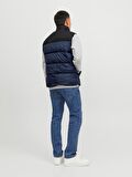 Jack & Jones Erkek Dik Yakalı Fermuarlı Şişme Mont - 12235861