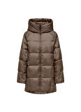 Only Açık Kahve Kadın Kaban ONLASTA OVERSIZED PUFFER COAT CC OT