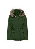 Only Yeşil Kadın Mont ONLNEWSTARLINE AW PARKA CC OTW