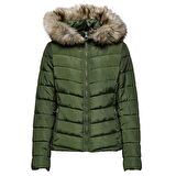 Only Onlellan Quilted Hood Jacket Life Kadın Mont